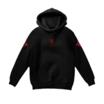 Soldier Embroidery Hoodie in black christmes clothing